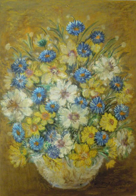 Florero clásico vangoghiano